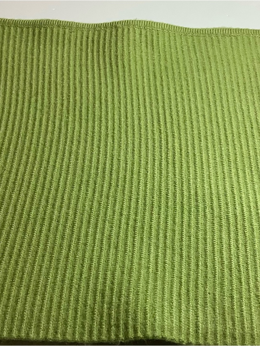 La Hearts lime Green Ribbed Knit Top